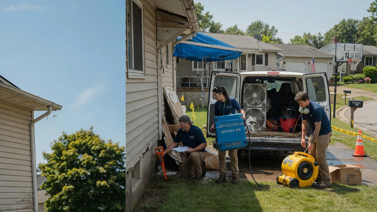 Ceiling Leak Cleanup in Kipling, OH near me