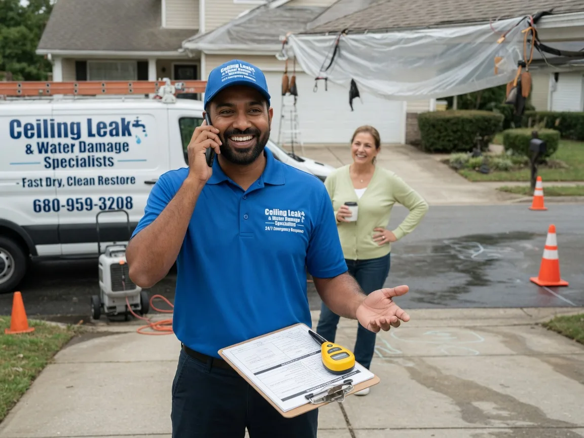 Ceiling Leak Cleanup Kipling, OH FAQs